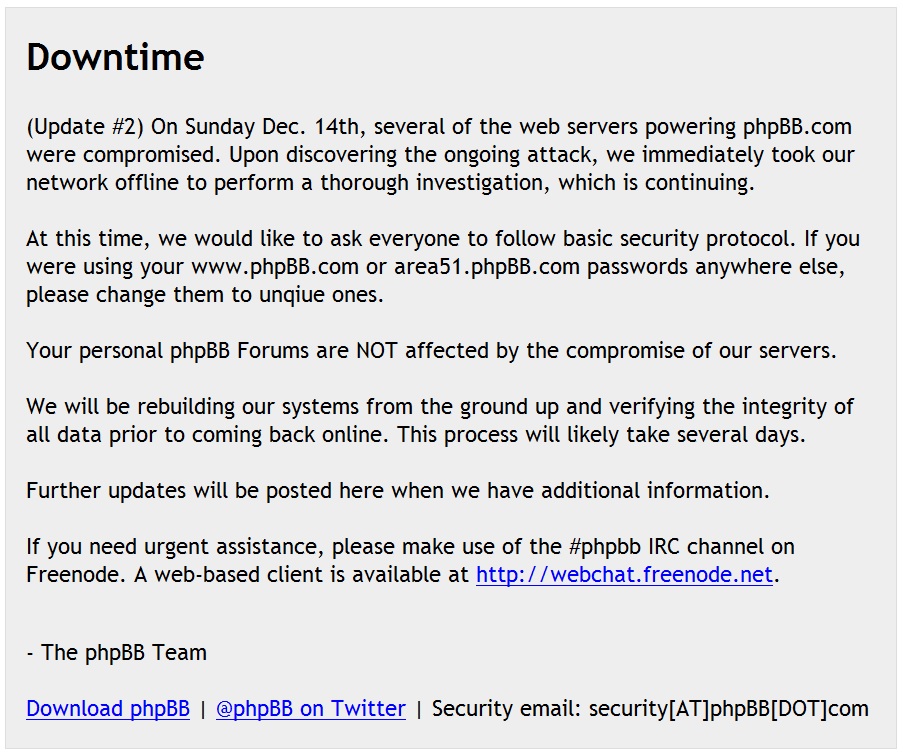 phpBB hacked