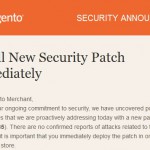 Critical Magento security patch for July 2015